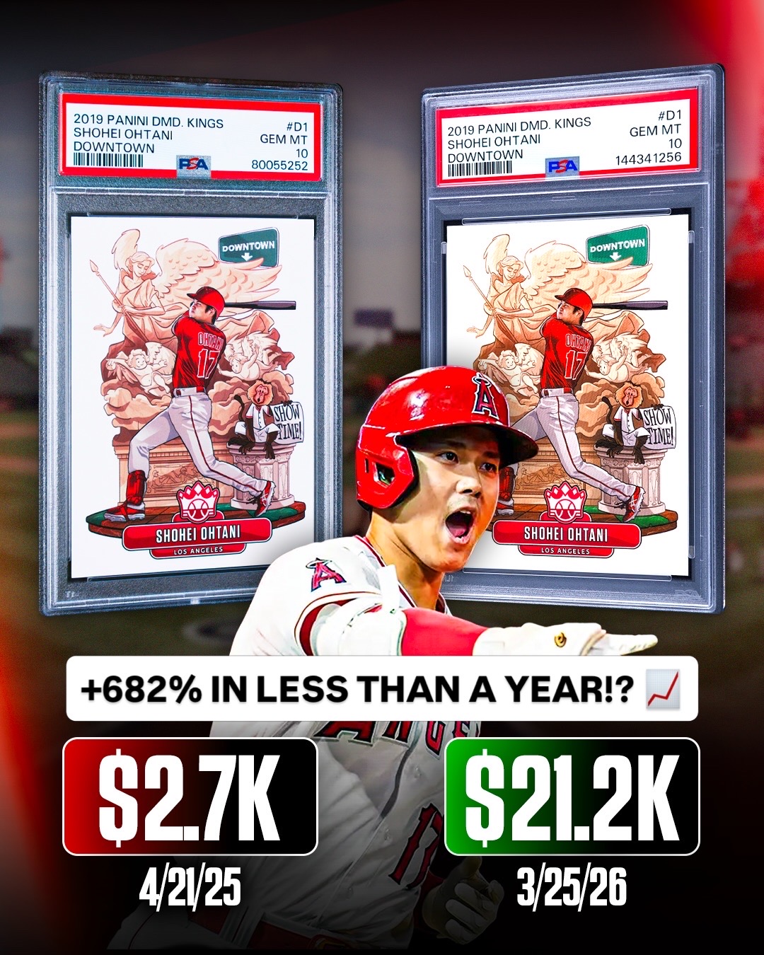 Ohtani's market isn't slowing down 😳🔥 This 2019 Panini Diamond