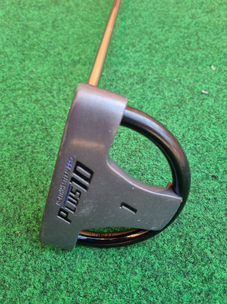 メル Northwestern Pro Plus 10 Mallet Putter Stepped Steel Shaft