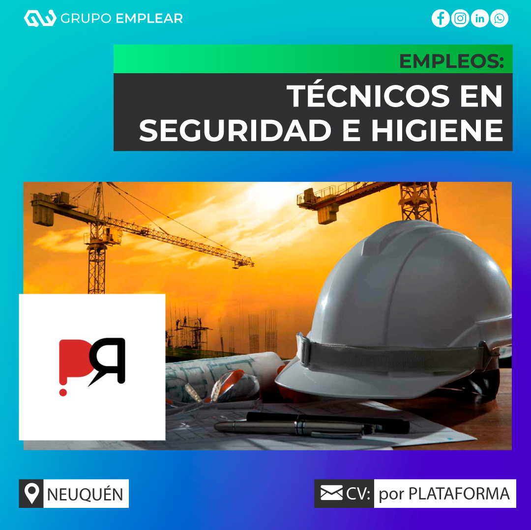 Grupo Emplear - 📣 ¡Se busca Técnico en Seguridad e Higiene... | Facebook
