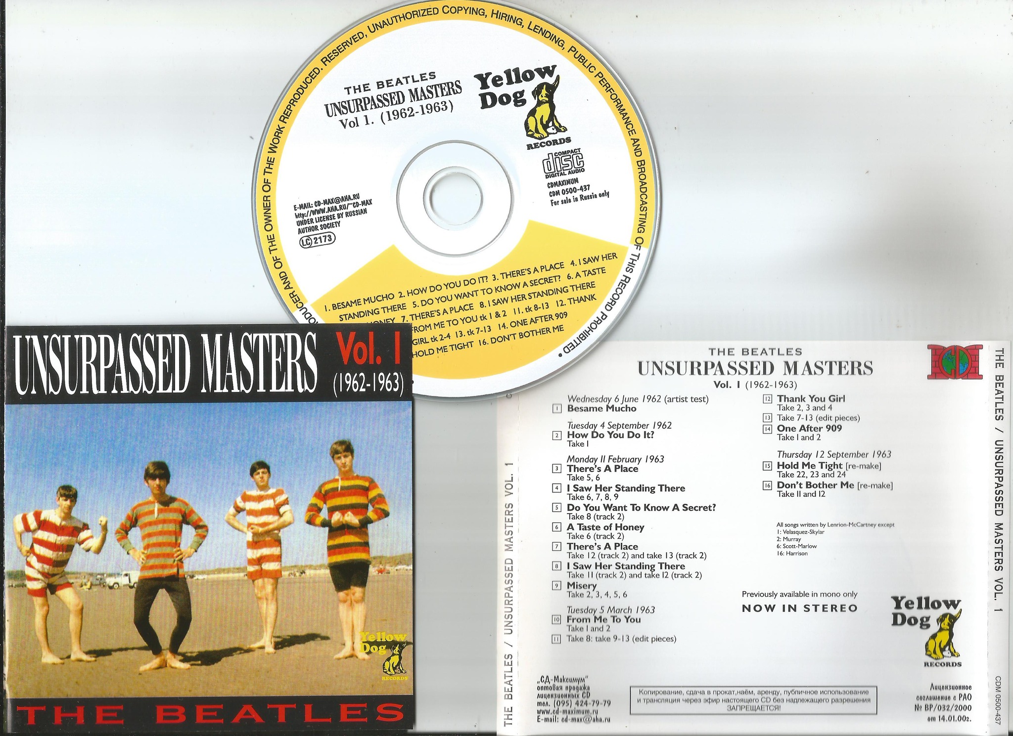 The Beach Boys Unsurpassed Masters Vols 5, 11,12 and 16. Volumes 5 
