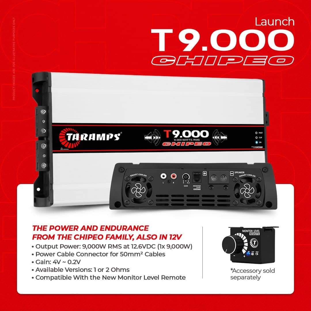 🔥 TARAMPS T 9.000 CHIPEO — SERIOUS POWER, REAL CONTROL 🔥 Built