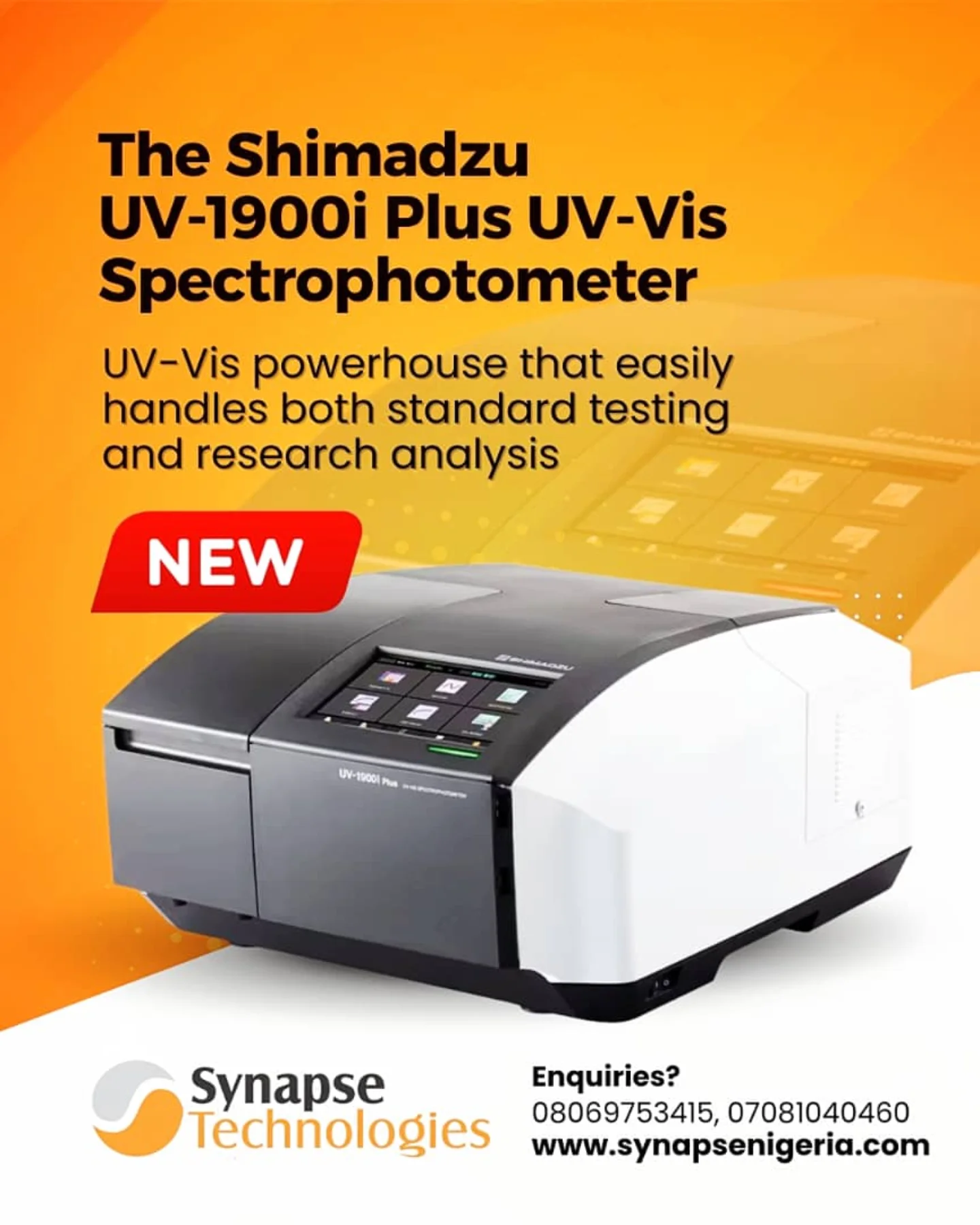 Synapse - The Shimadzu UV-1900i Plus is a UV-Vis powerhouse engineered ...