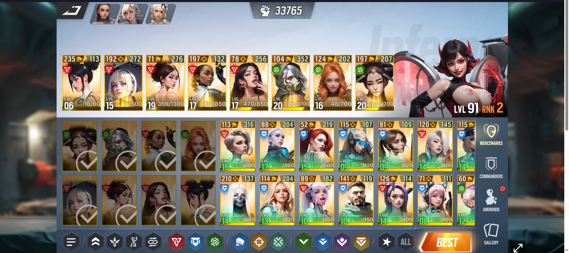 その他 Y Account for sale 41 lev Mk galaxy lev 3 Some extra mythic Back