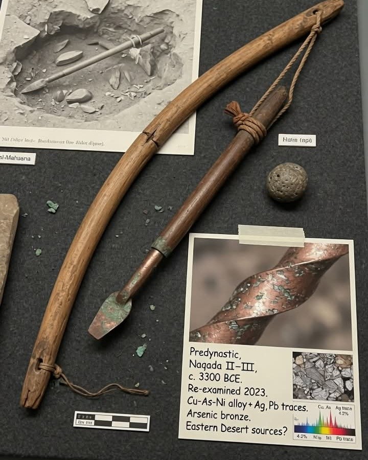 A recently re-examined bow drill from predynastic Egypt dates back