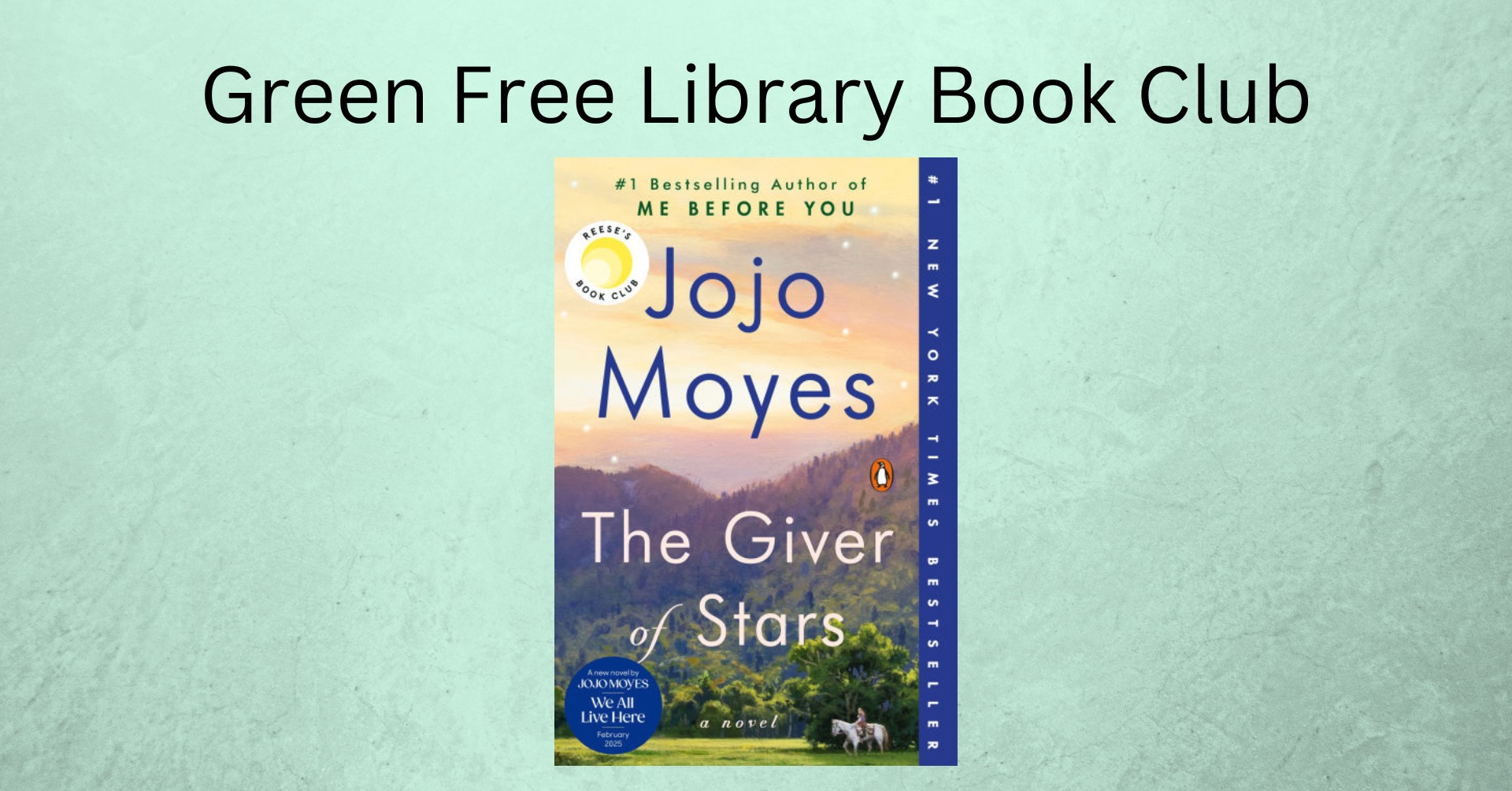 GFL Book Club: The Giver of Stars (December 17th)