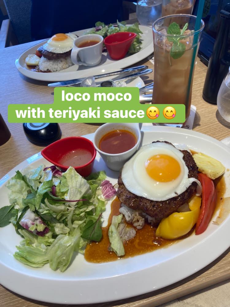 Trying loco moco in Japan