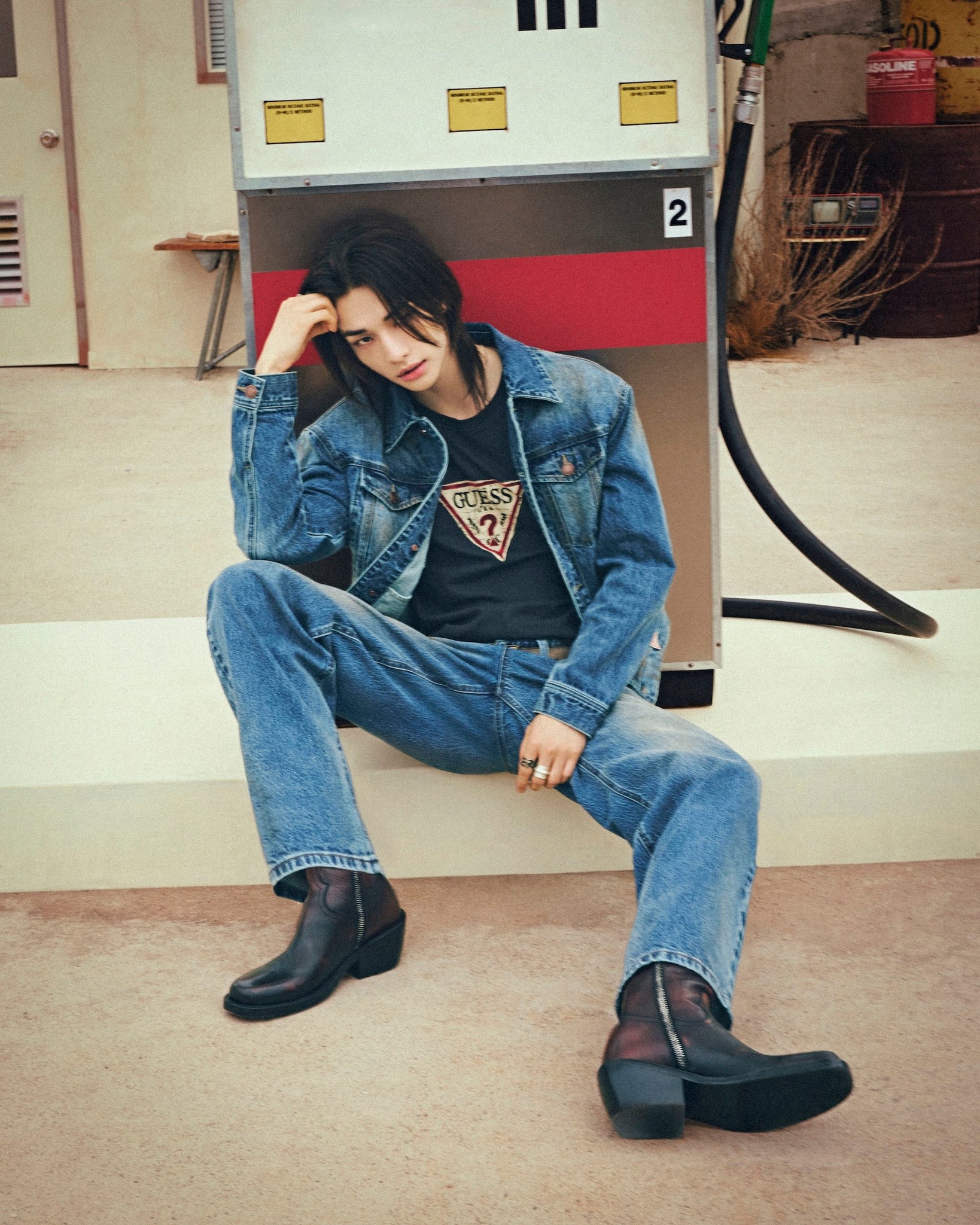 Stray Kids #ヒョンジン が、#GUESS のFall 2026 グローバル