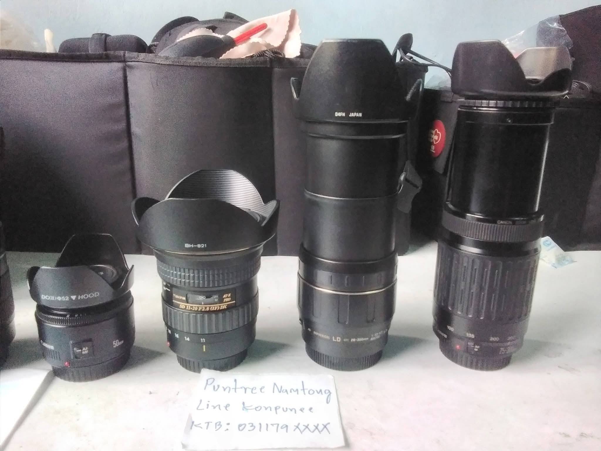 กล้อง Canon D1300 + เลนส์ 18-55 mm สวยๆครับใช้งานน้อย ตัวนี้ความ