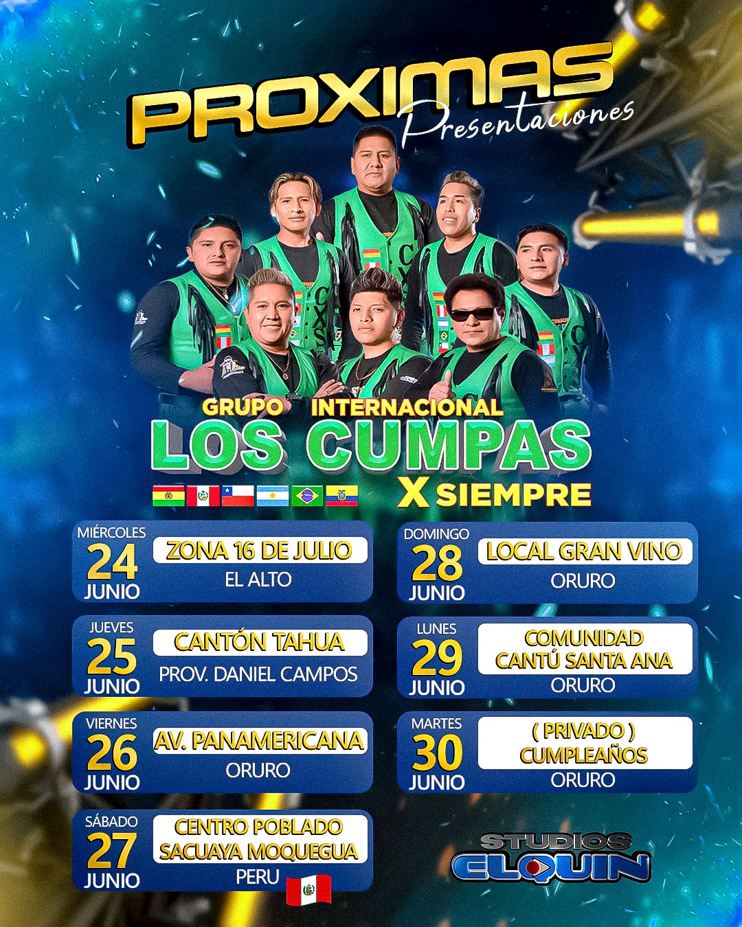 LOS CUMPAS X SIEMPRE EL PODER VERDE ORIGINAL 
