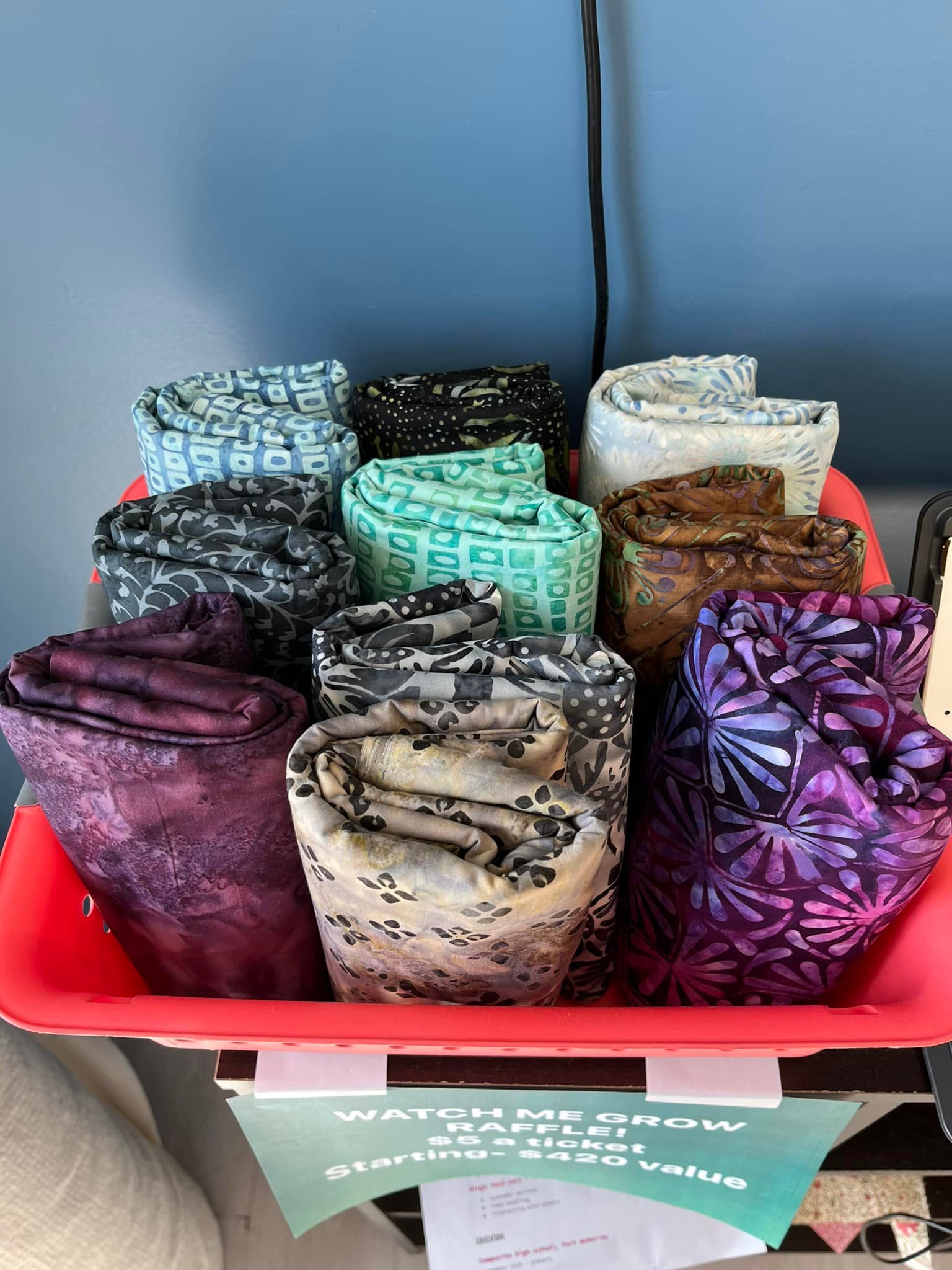 The raffle is now at 24... - In Stitches Quilting & Fabric
