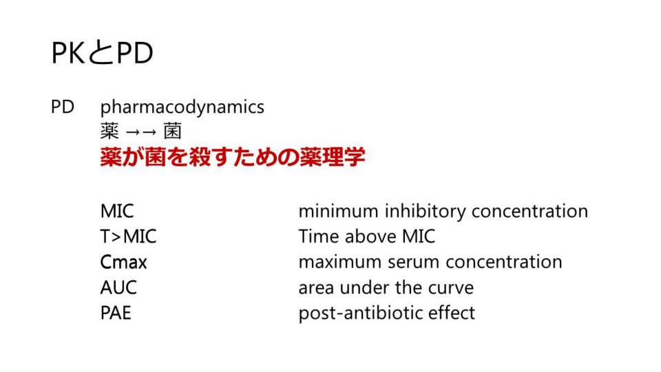 片山充哉先生レクチャー復習 抗菌薬治療の大原則