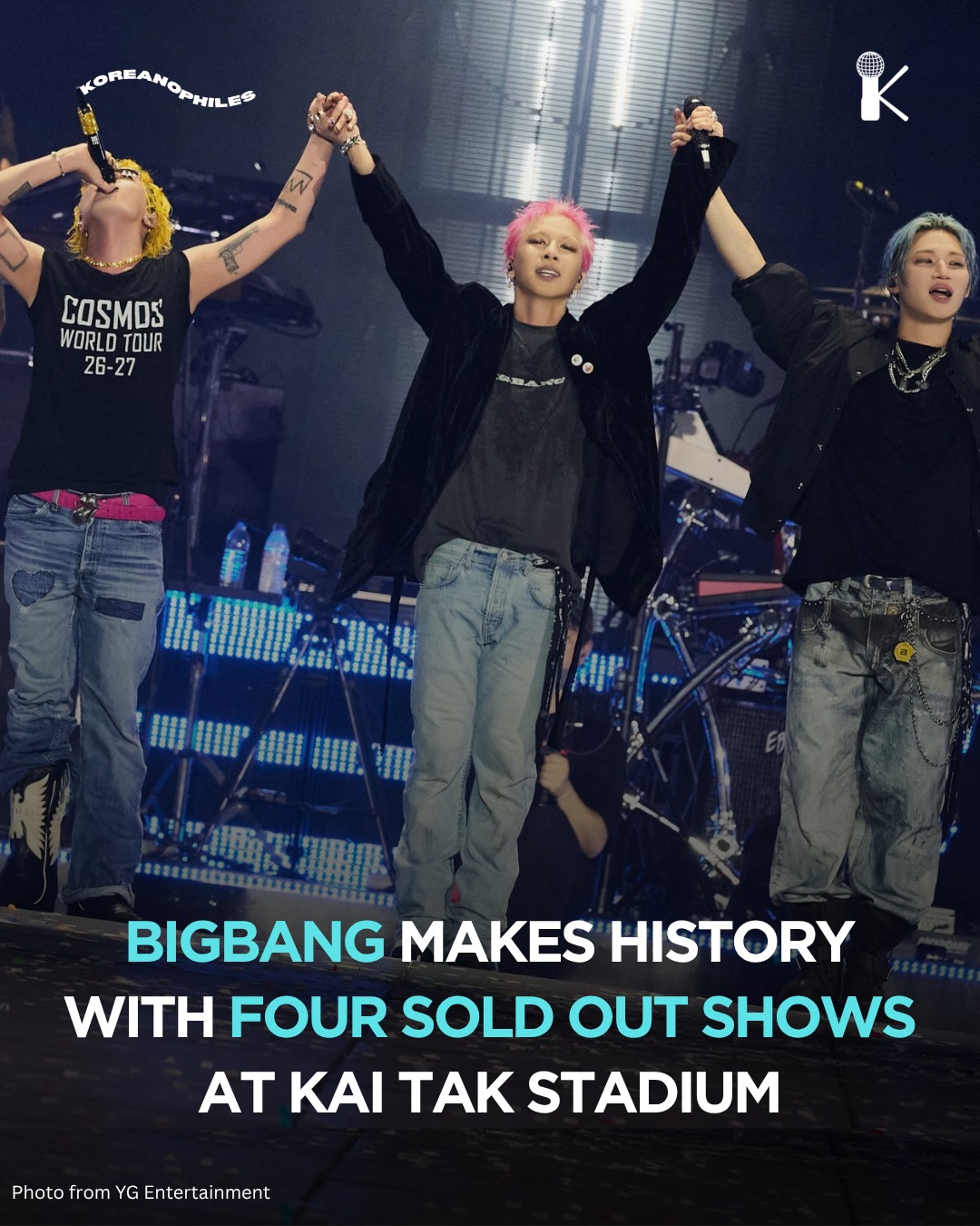 THIS IS HOW YOU WELCOME BIG BANG! BIGBANG has made history as the
