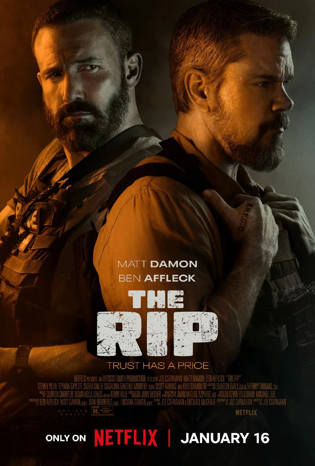 CAP - ใบปิดใหม่จาก The Rip หนังอาชญากรรมระทึกขวัญที่จะนำแสดงโดย Matt ...