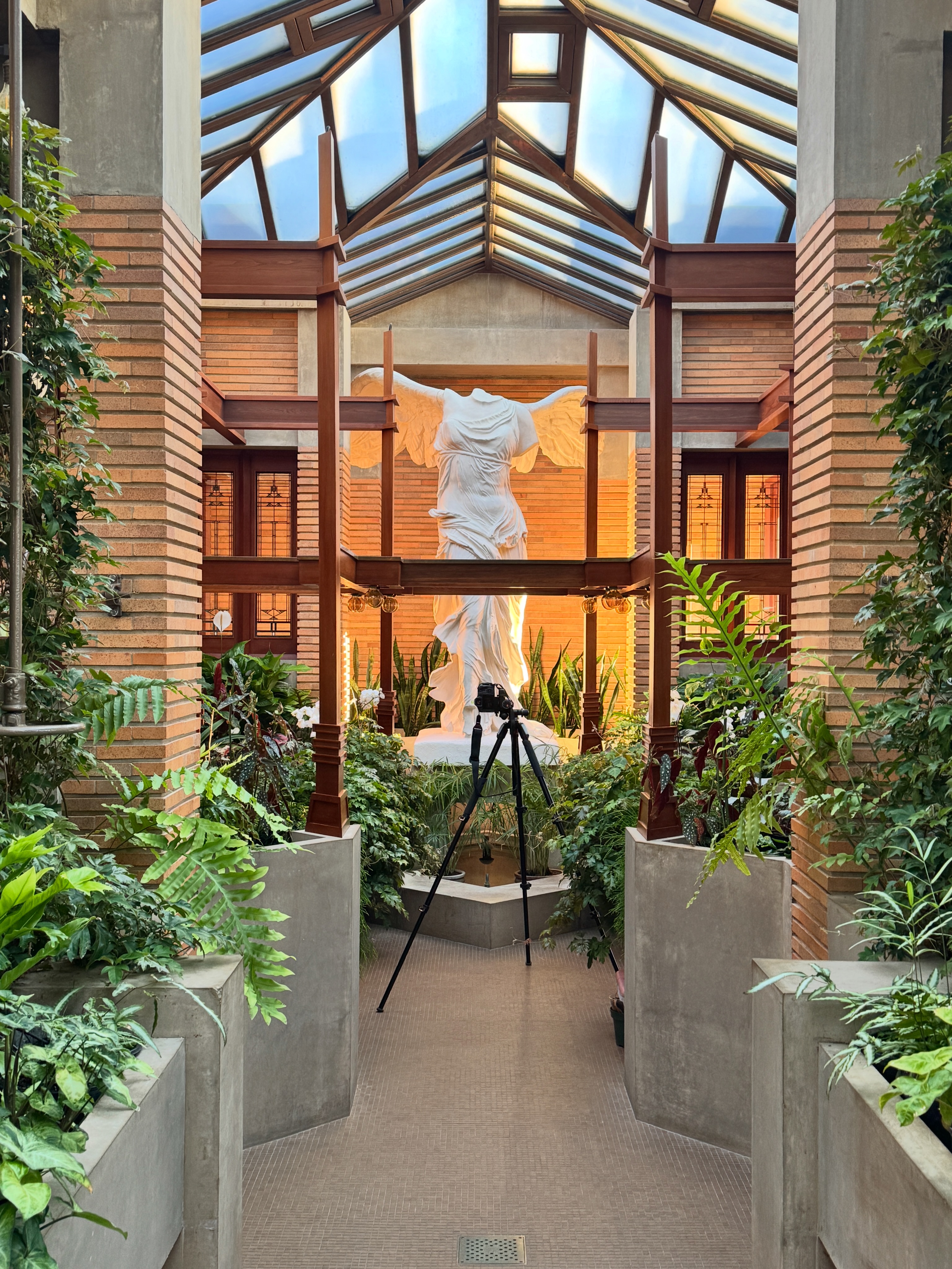 Frank Lloyd Wright's Tree of Life window at Darwin D. Martin House