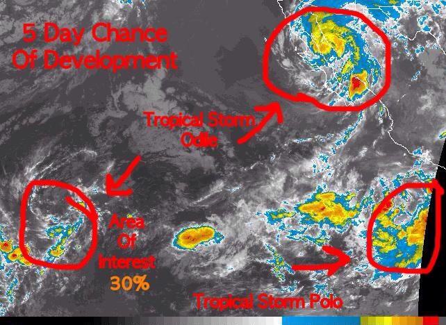 The Severe - 🌀Tropical East Pacific Outlook🌀 1.) Tropical Storm Odile A ...