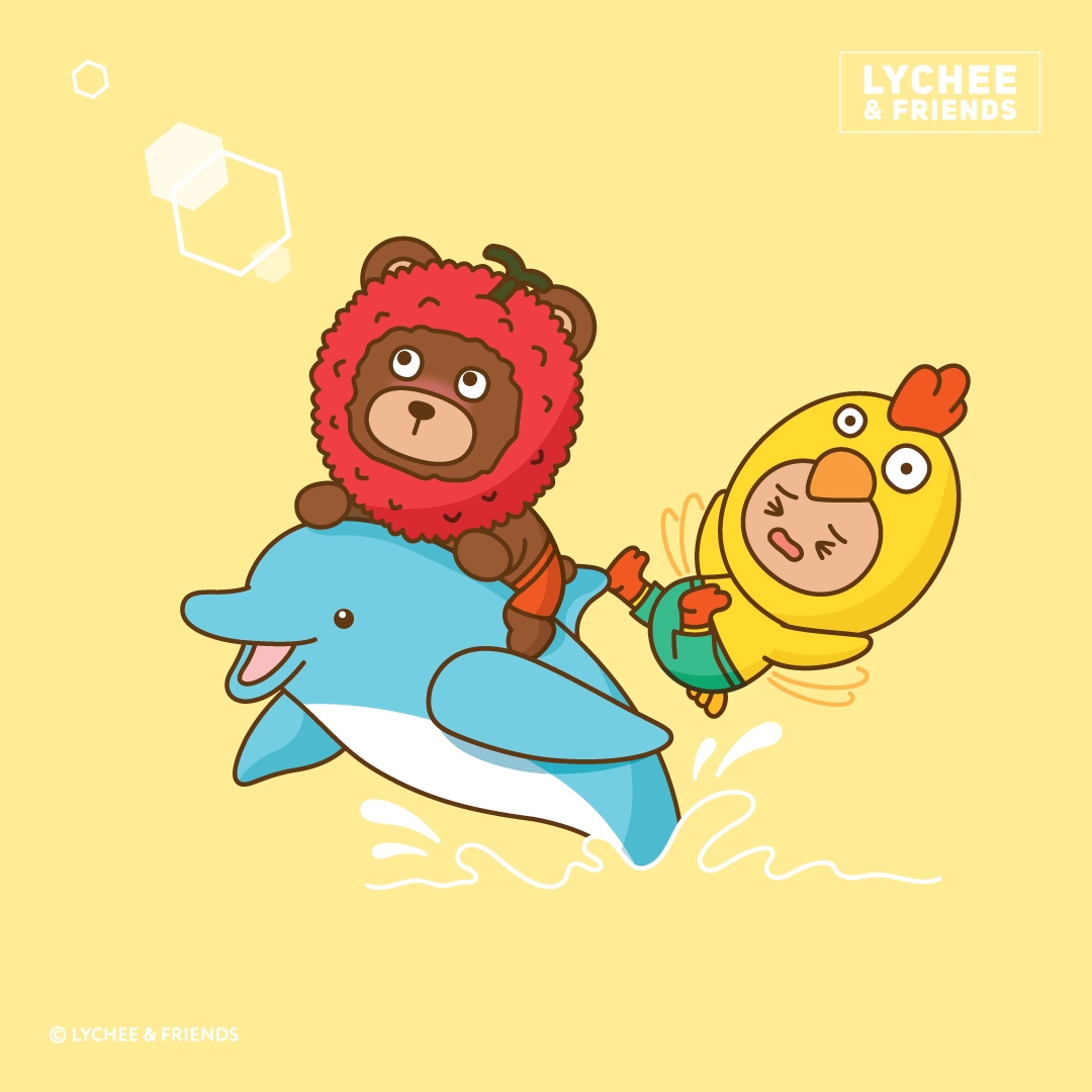 손잡이 꽉잡으세요! 💢🙊 Please hold the handrail.... - LYCHEE & FRIENDS