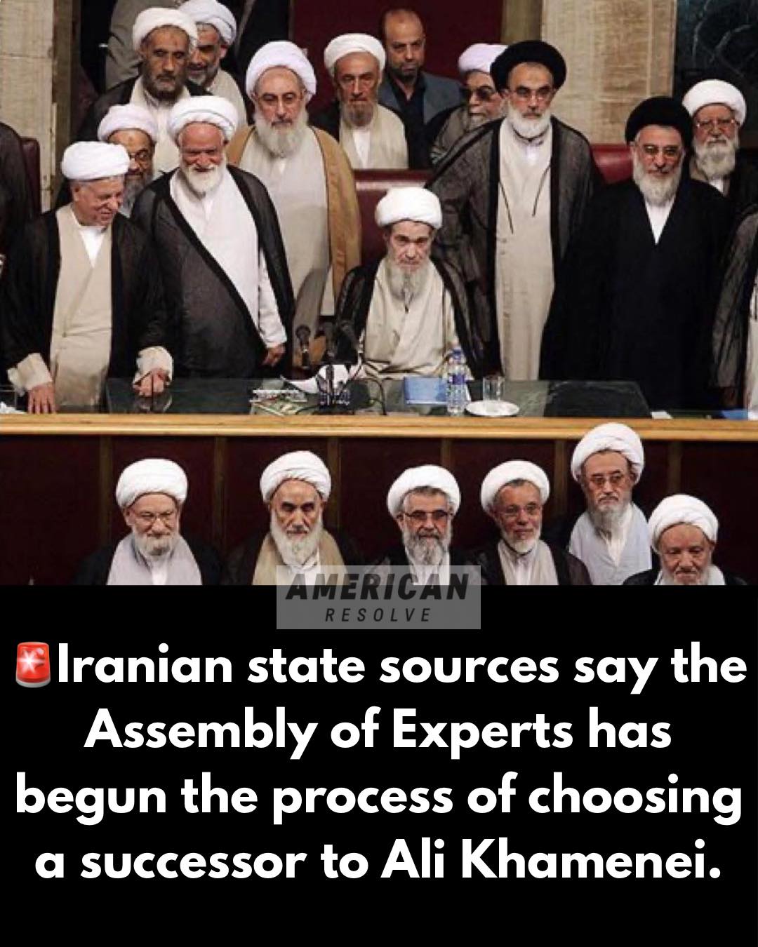 American - 🚨 Iran’s Assembly of Experts Moves to Select Khamenei’s ...