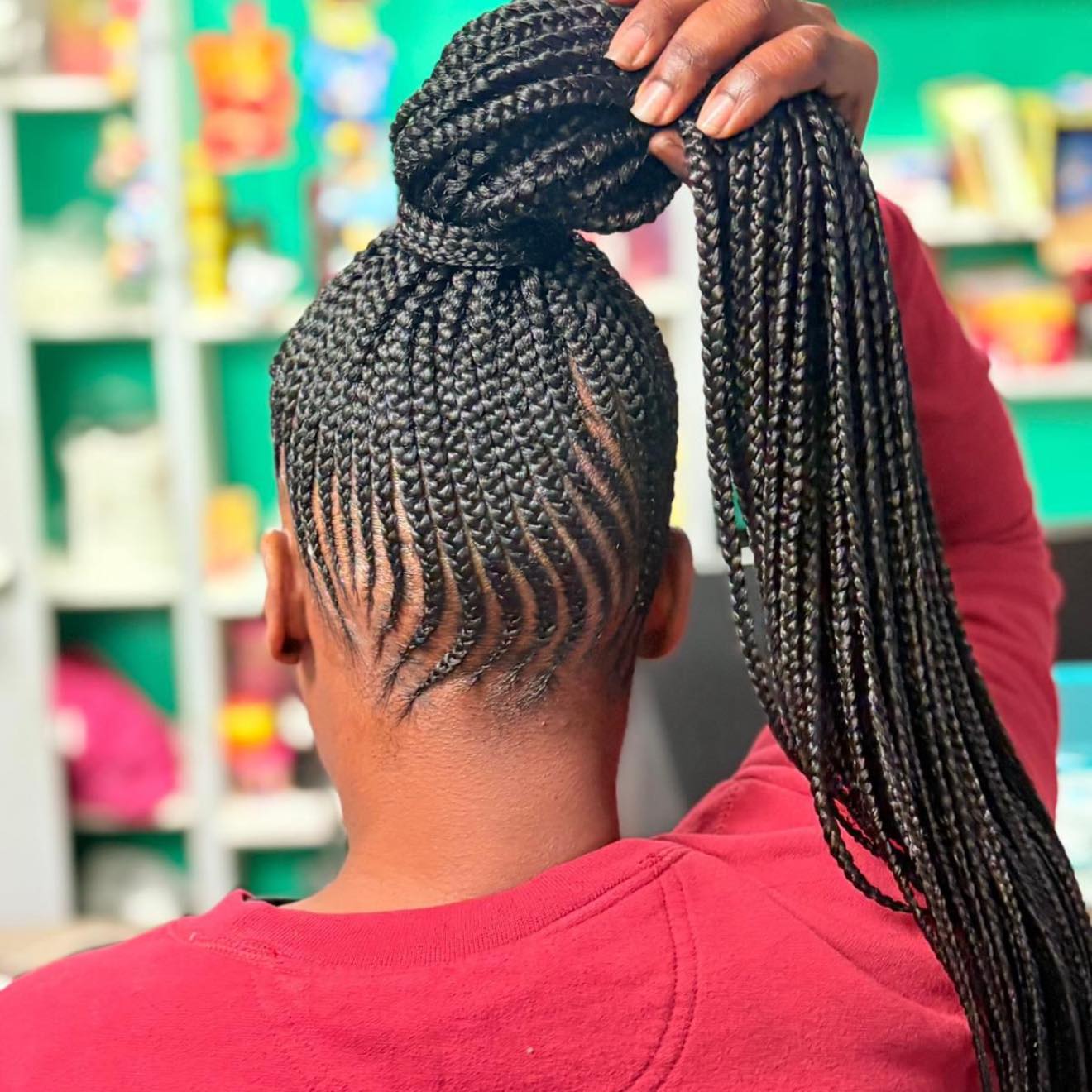 Small timeless knotless braids Make them small but not too much hair ...