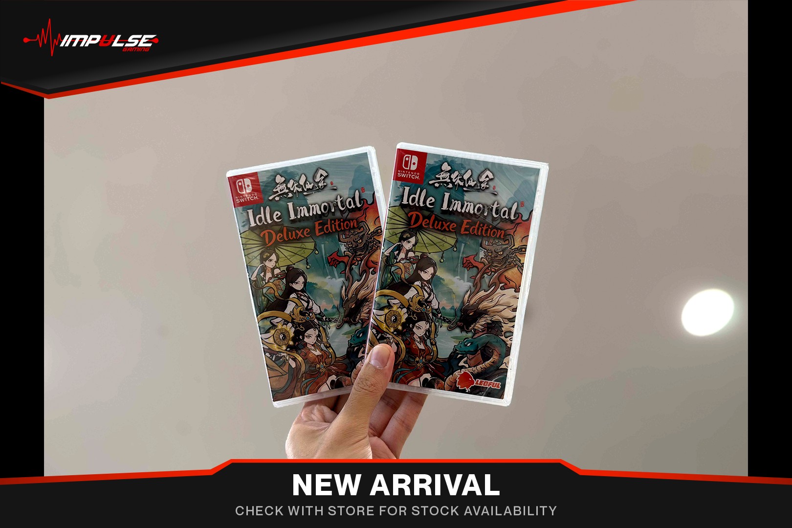 ❗ NEW ARRIVAL ❗ . ➡️ NSW Nintendo Switch Idle Immortal Deluxe