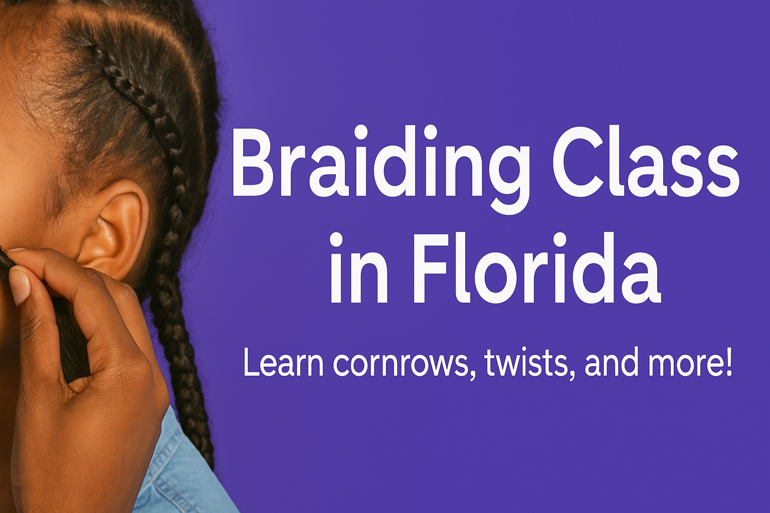 Beginner Braiding Class in Orlando Learn Cornrows, Twists & Plaits