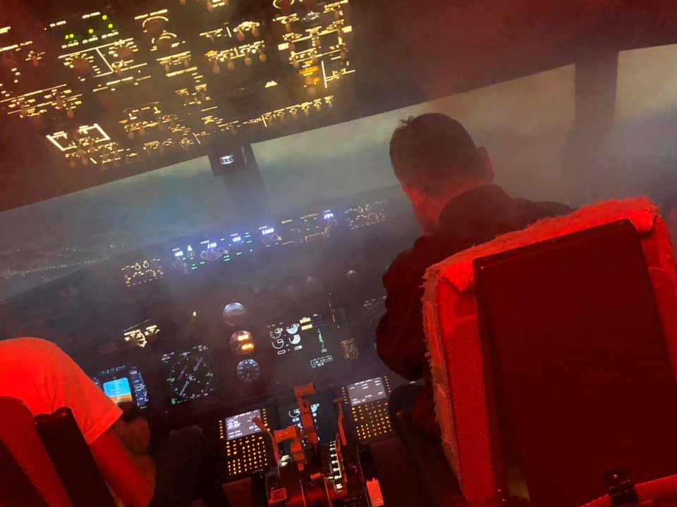 DastyflySim - Smoke in the cockpit... Emergency simulation in our ...