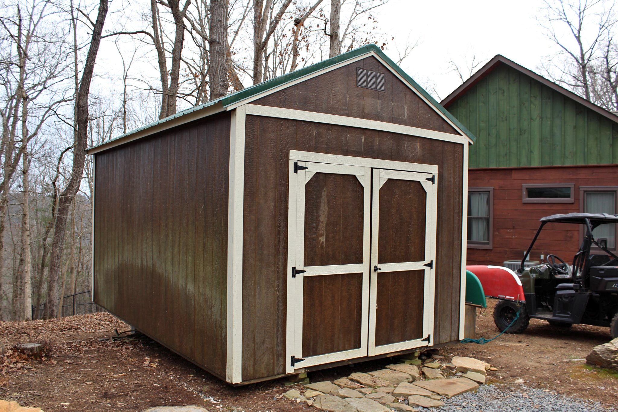 Wooden Shed with Glass Window 10x16 - Storage Sheds - Blue Ridge ...