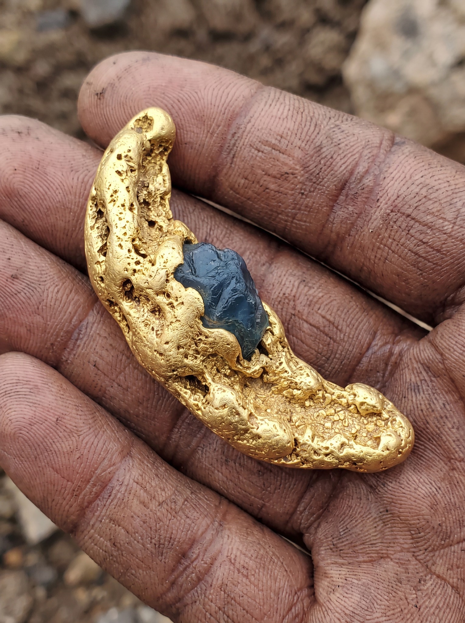 Super Gold Nugget from Nature ✨ #goldrush