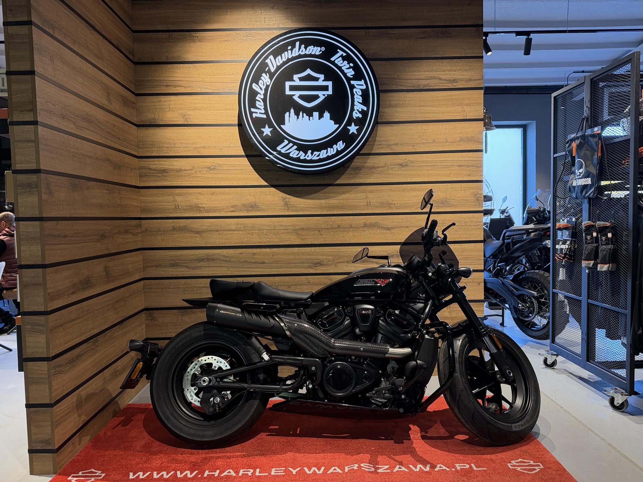 Harley Sportster S pickup in Poland with modifications
