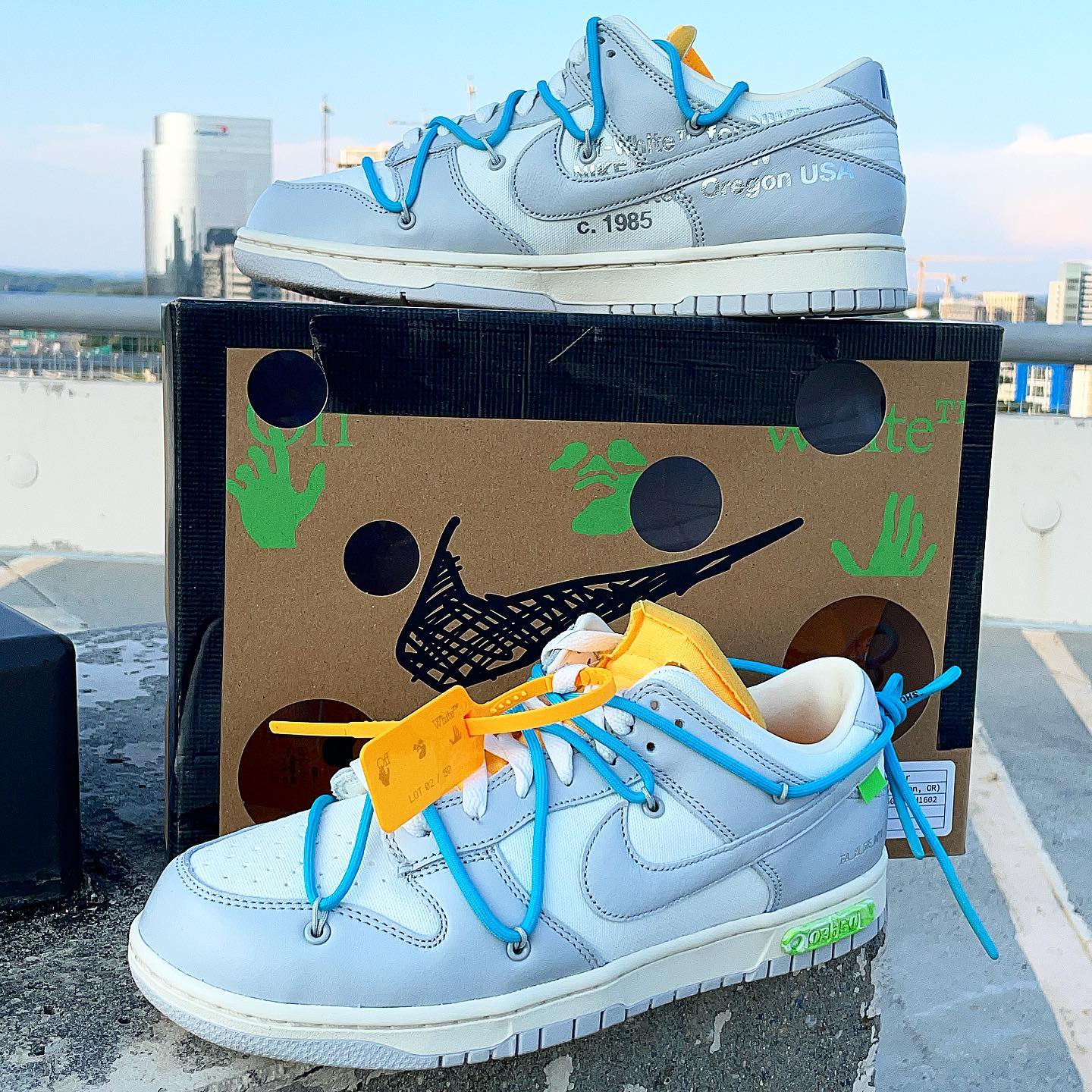 Lot 2 of 50” Nike Dunk Low x Off-White “Lot 2 of 50” now available 