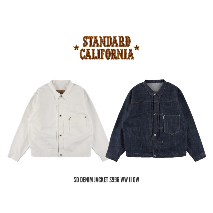 STANDARD CALIFORNIA】 2026 SS ・ ⚫︎ SD DENIM JACKET S996 WW II
