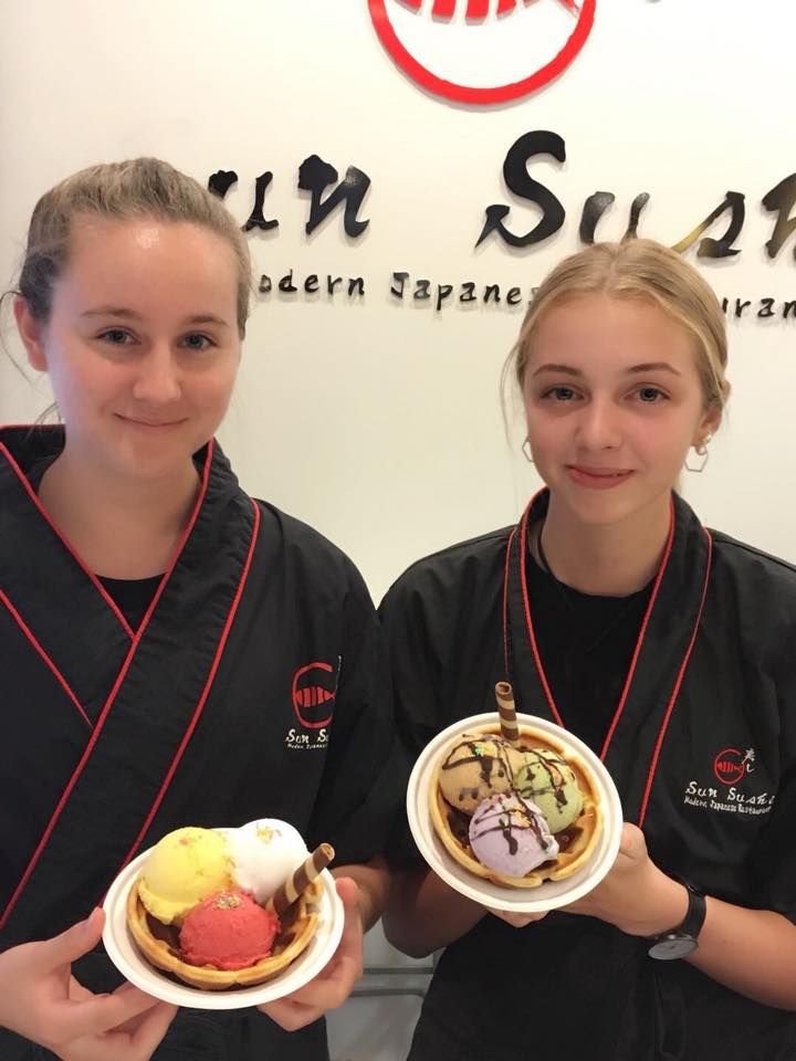 new HAND MADE Waffle bowl, waffle... - Sun Sushi Sippy Downs