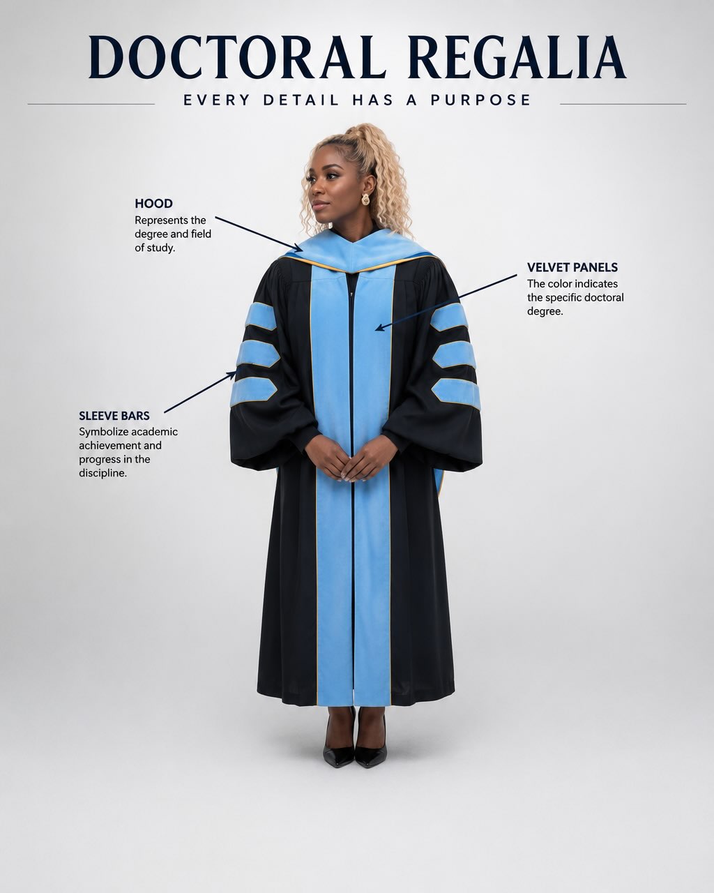 phd graduation dress Why gowns are different even in the same institution? Please tell us the difference or reason doctoral gown colors meanings