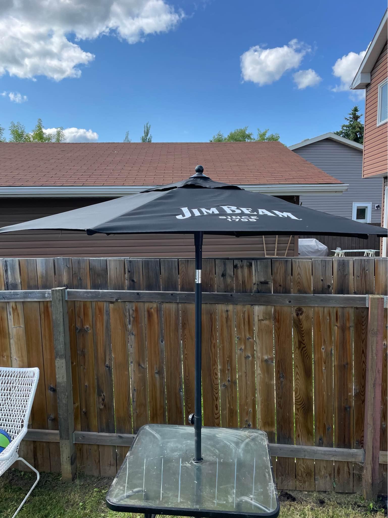jim beam patio umbrella Jardinico Giant Sidepost Crank Lift JCP.401 – GiantPatioUmbrellas lift for quick JIM BEAM 8' WHISKEY MARKET