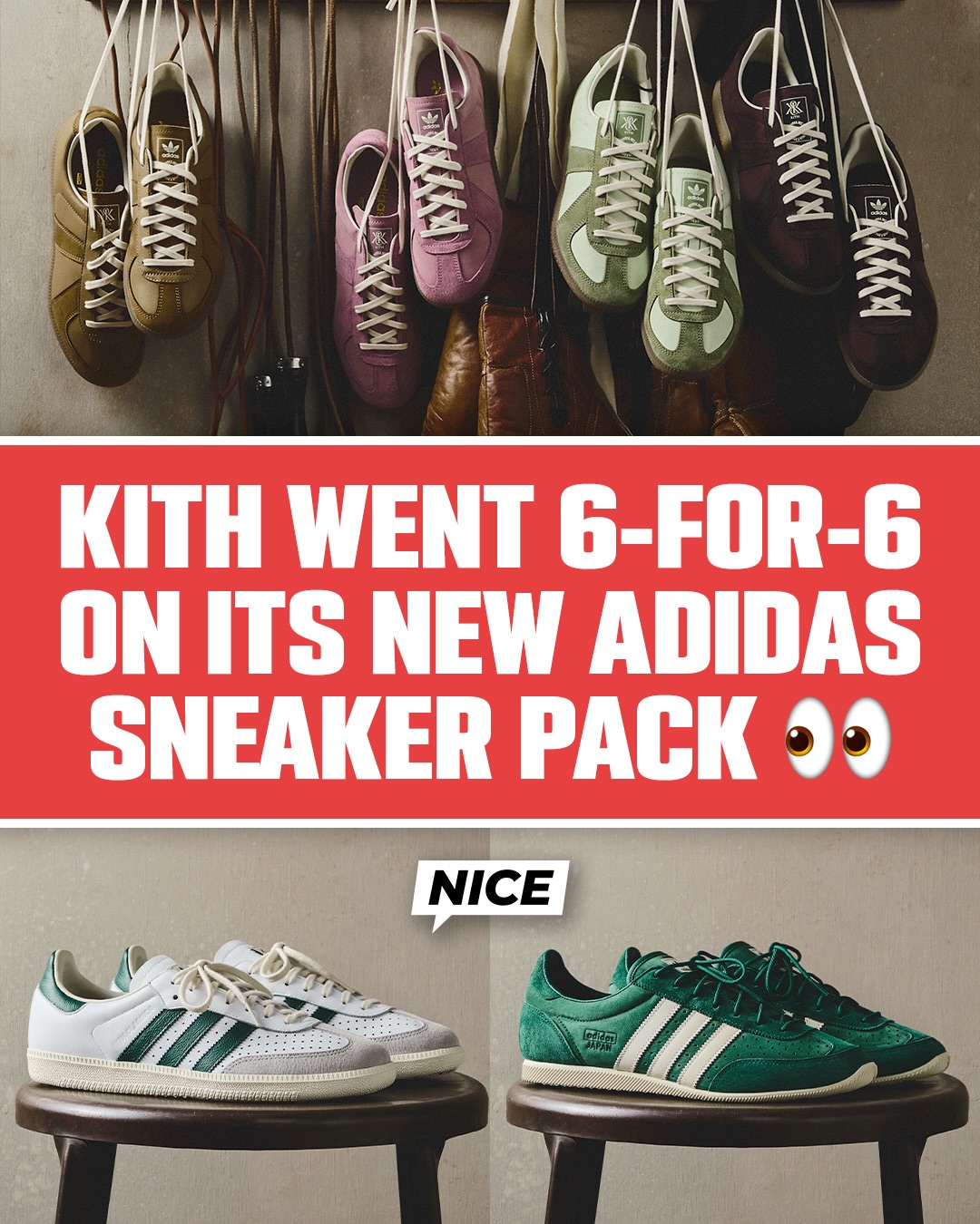 Kith didn't miss on its new sneaker collab with adidas for Spring