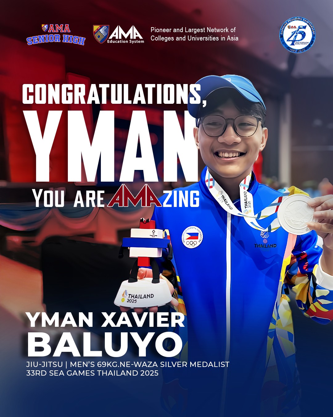 AMA - UY, PHILIPPINES! From AMA SHS to the SEA Games podium ...