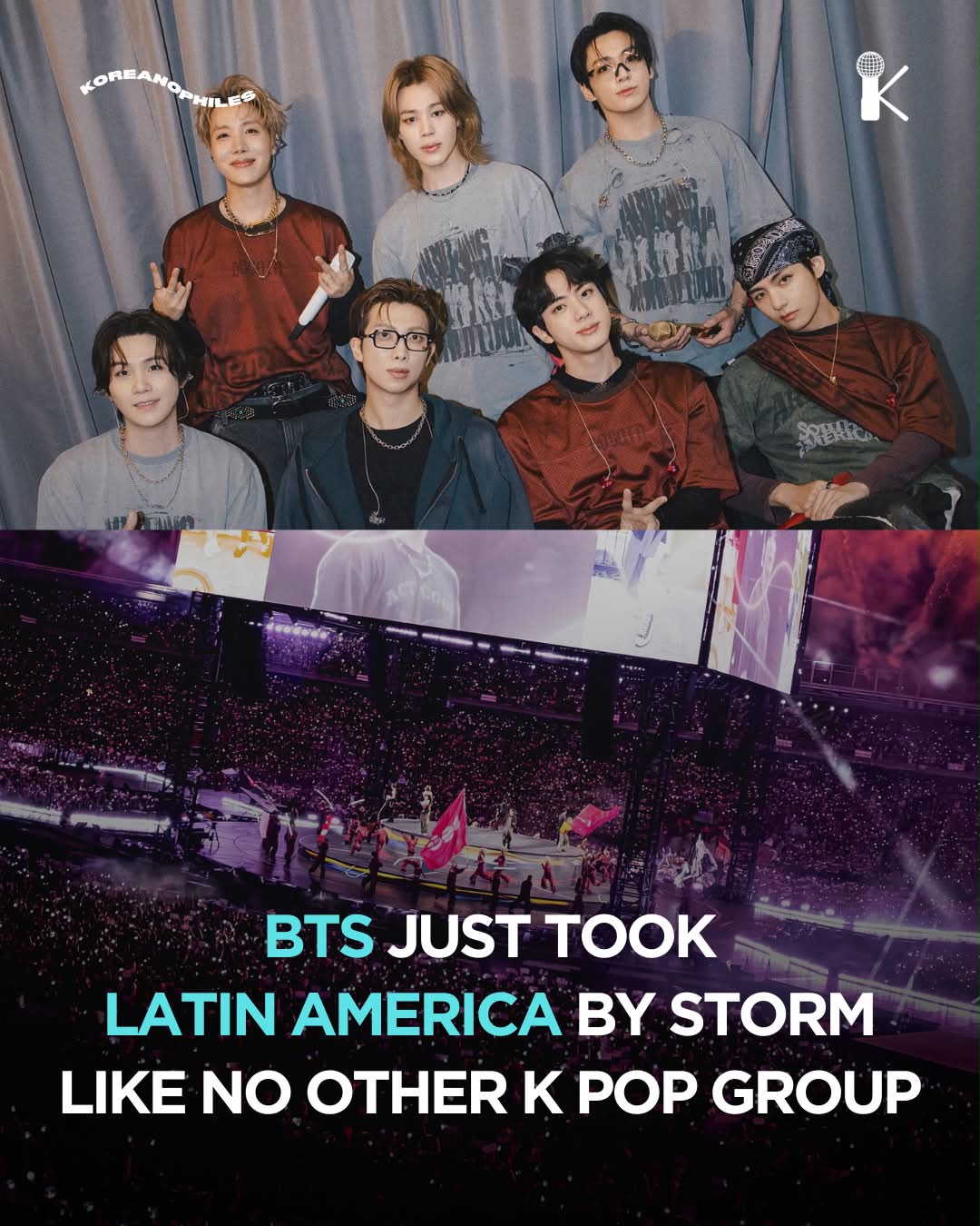 BTS REALLY RUNS K-POP. PERIOD. 🙌😭 BTS kicked off the South