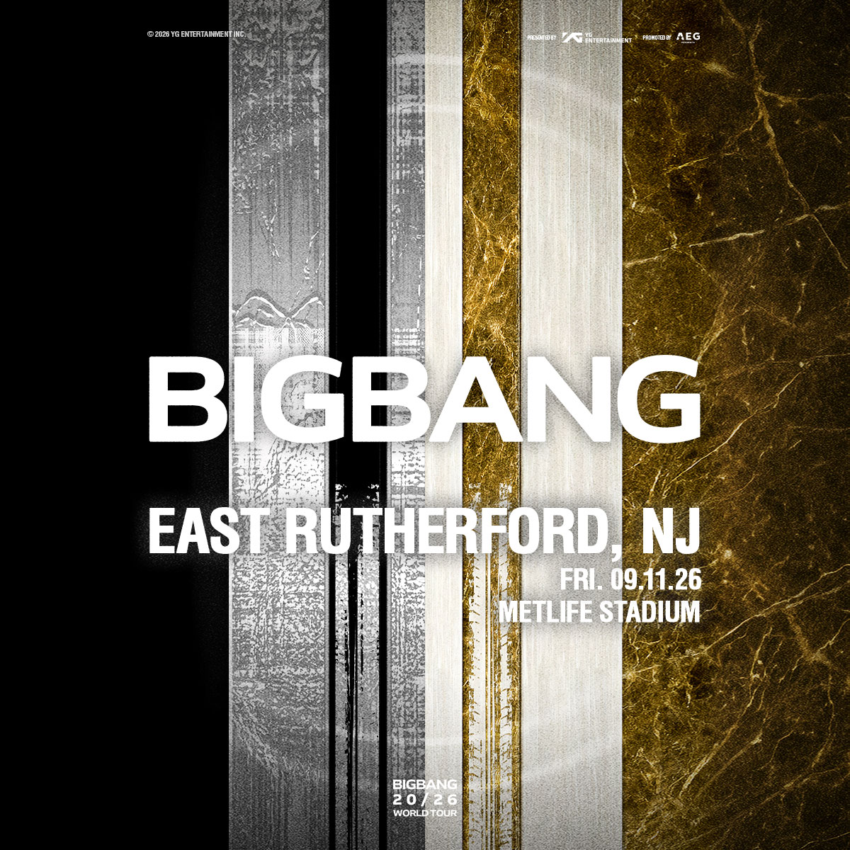 Big Bang World Tour 2026 - Trading black long sleeve 'cosmos