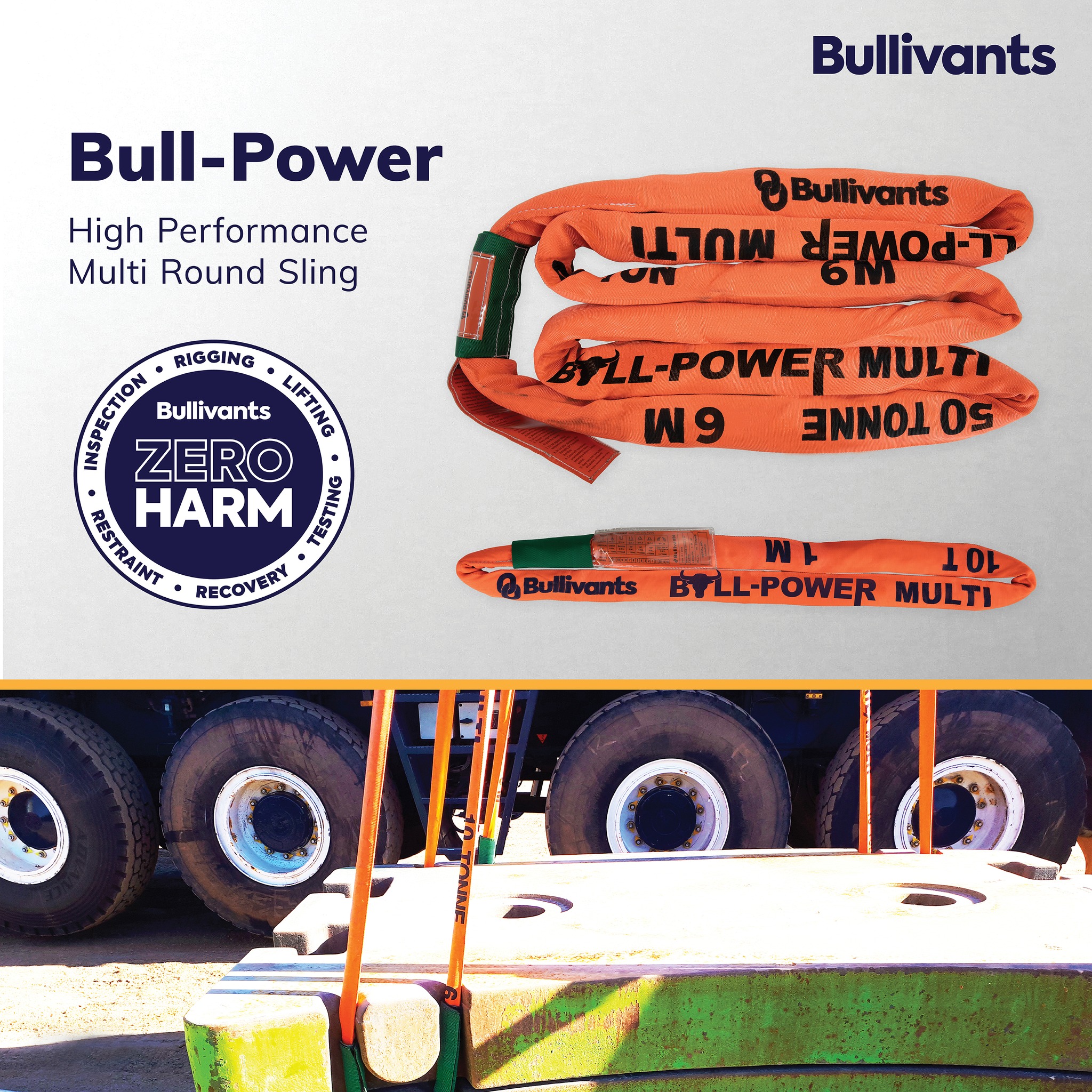 Bullivants - Bull Power High Performance Round Slings, formerly known ...