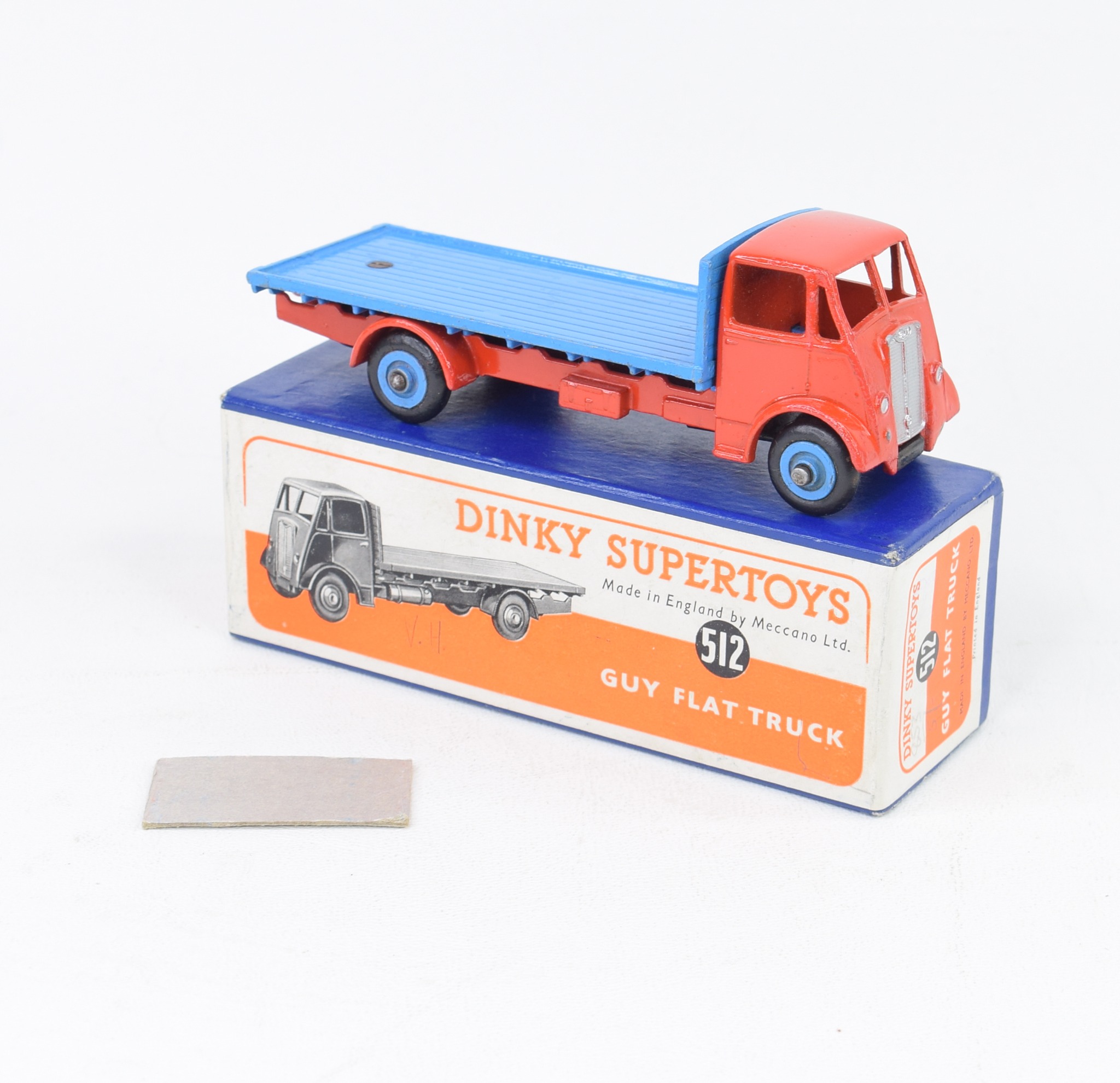 Dinky 905 Foden Flat Truck With Chains Green In Original Box