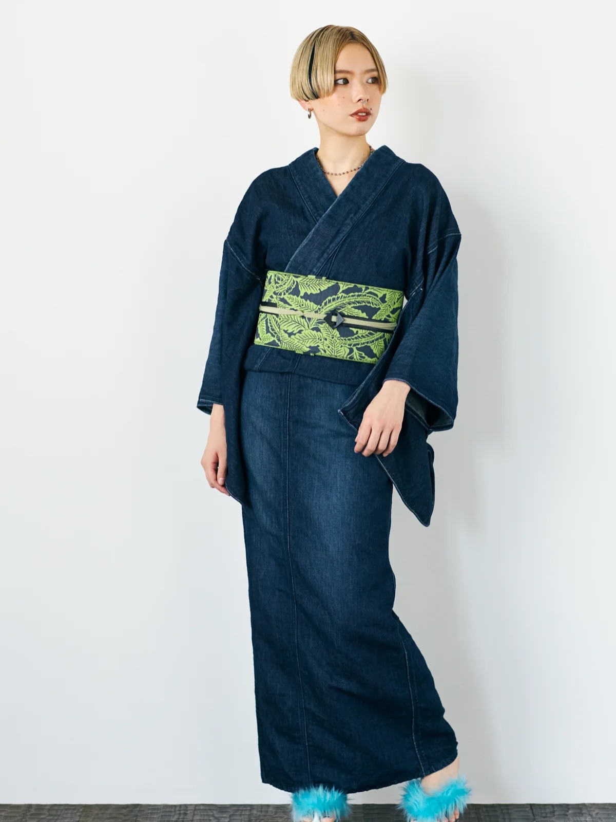 きもの - SLADKY 近江縮グラデーション染めの着物 ・ こちらは昨年 