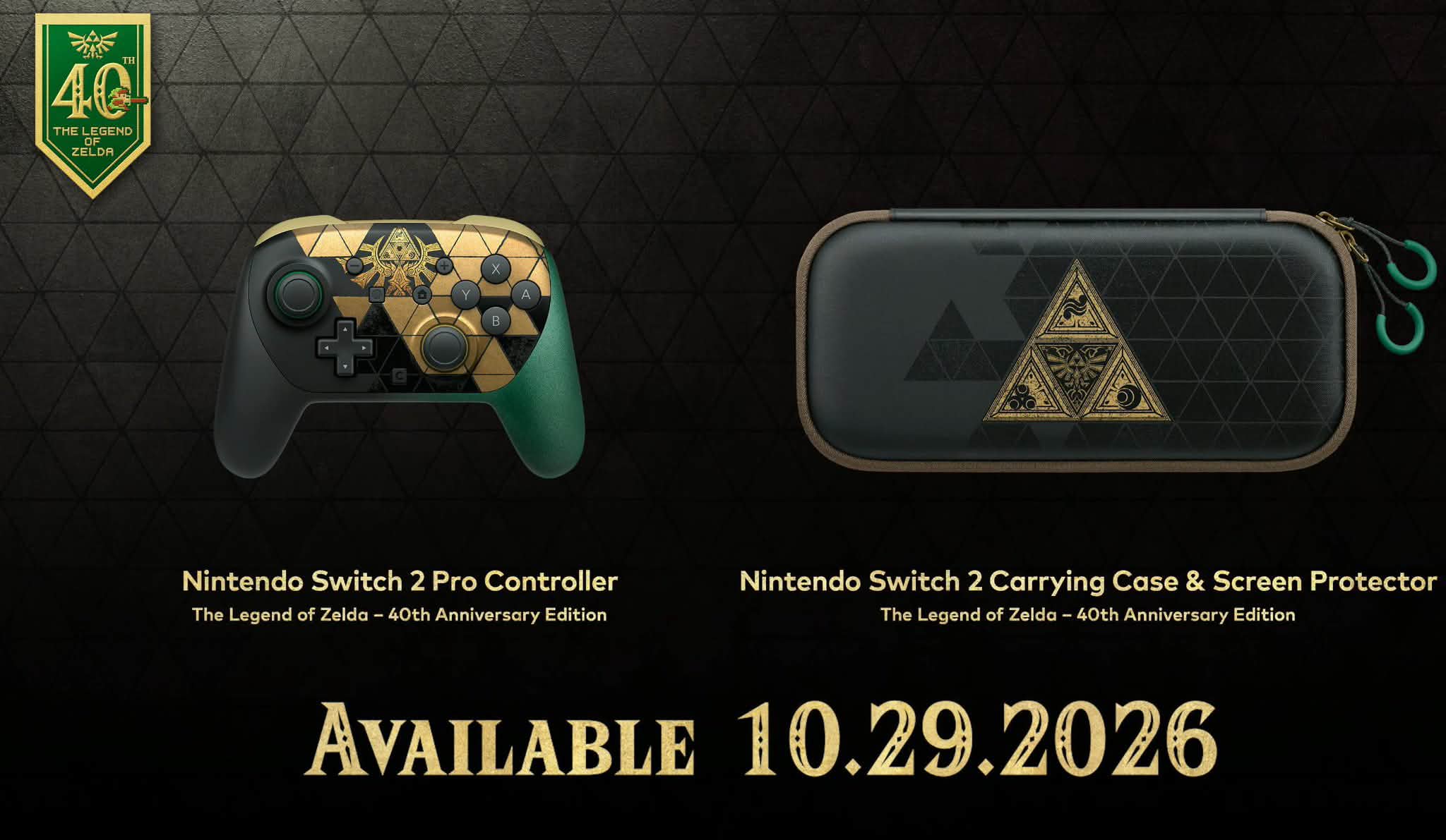 Available October 29th is the 40th Anniversary Nintendo Switch 2