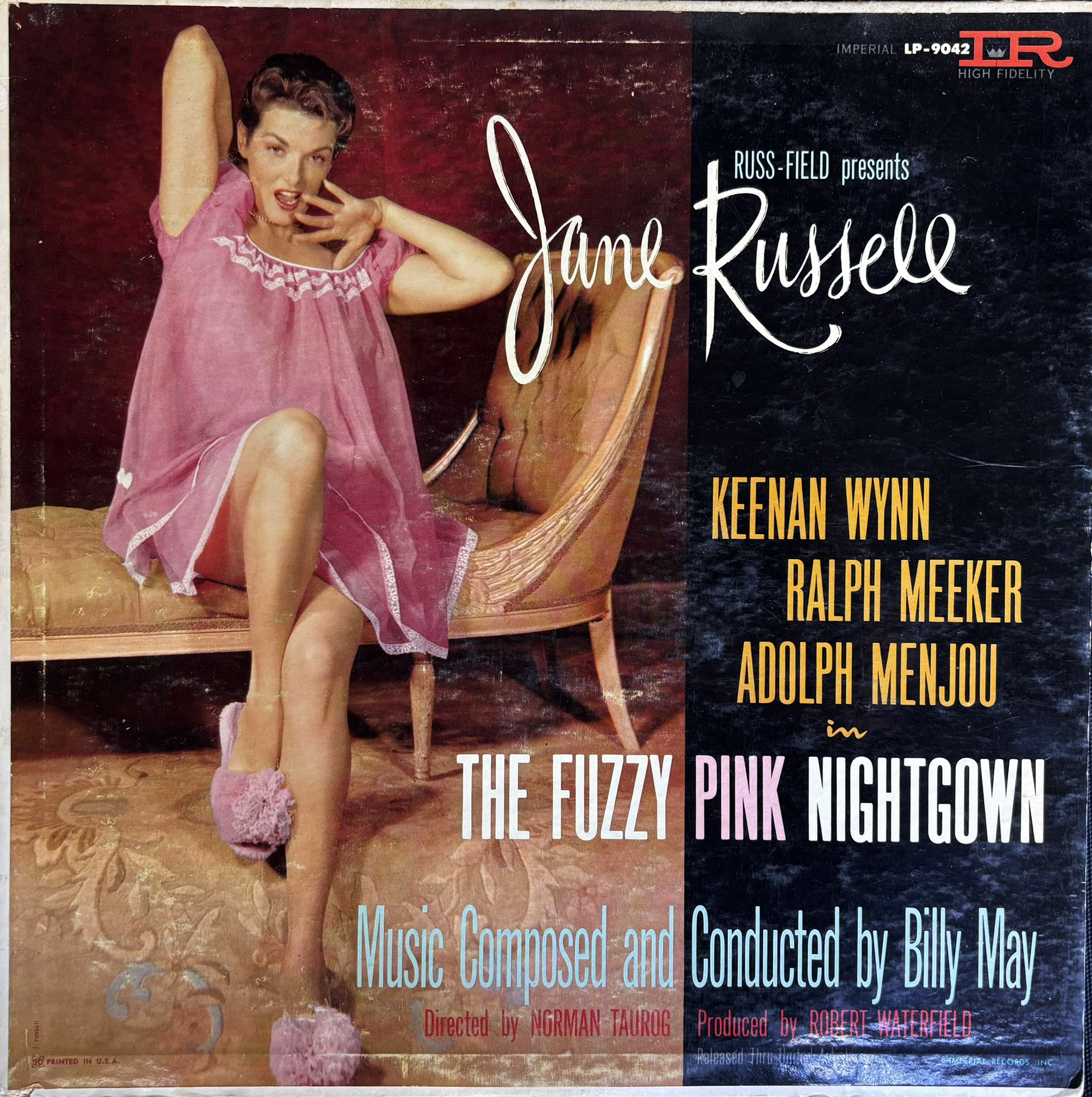 Jane Russell's THE FUZZY PINK NIGHTGOWN the one soundtrack