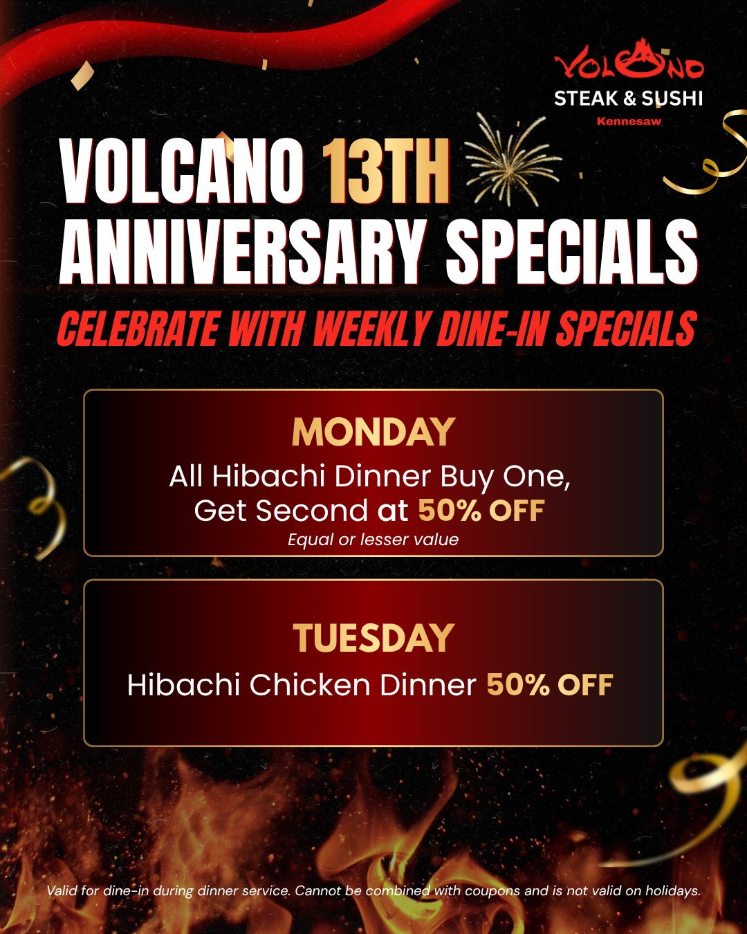 Volcano Steak & Sushi - Kennesaw | Kennesaw GA