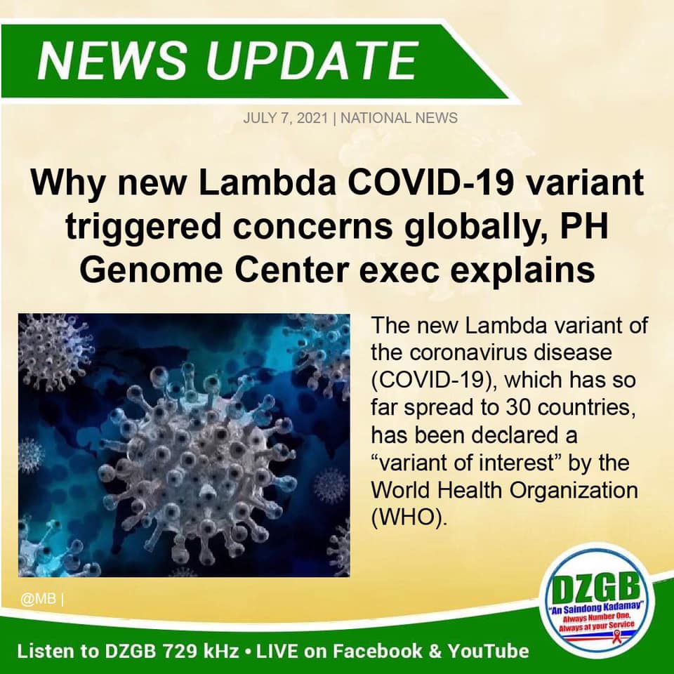 DZGBNewsOnline - The new Lambda variant of the coronavirus... | Facebook