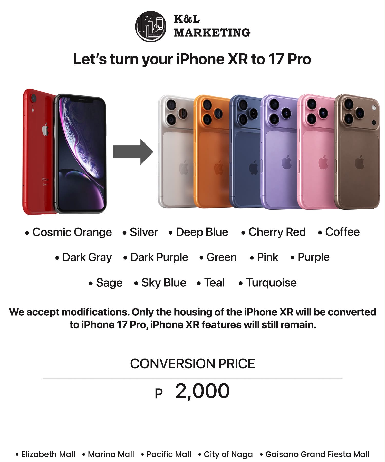 Upgrade your iPhone XR Housing🙌
