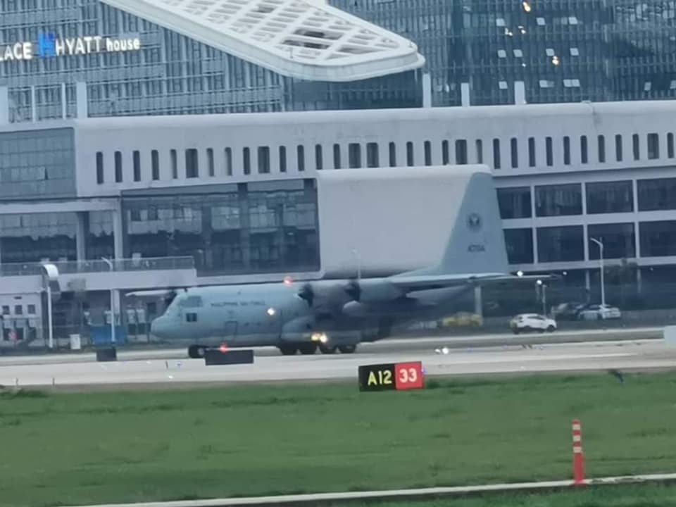 The Philippine Air Force's C130 plane... - Rising Philippines | Facebook