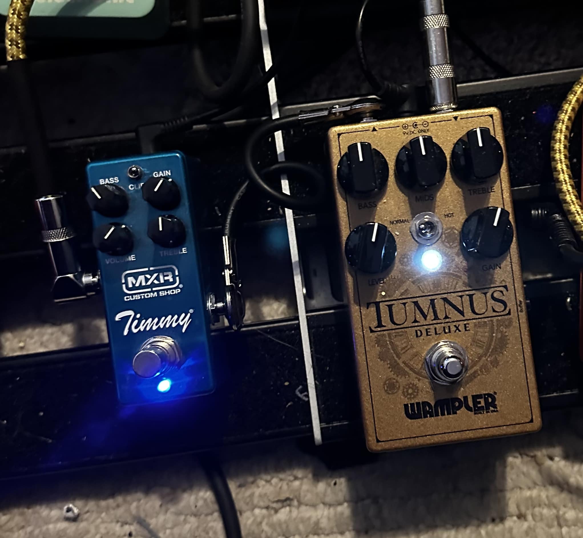 What distortion pedal stacks well with JHS Timmy overdrive?