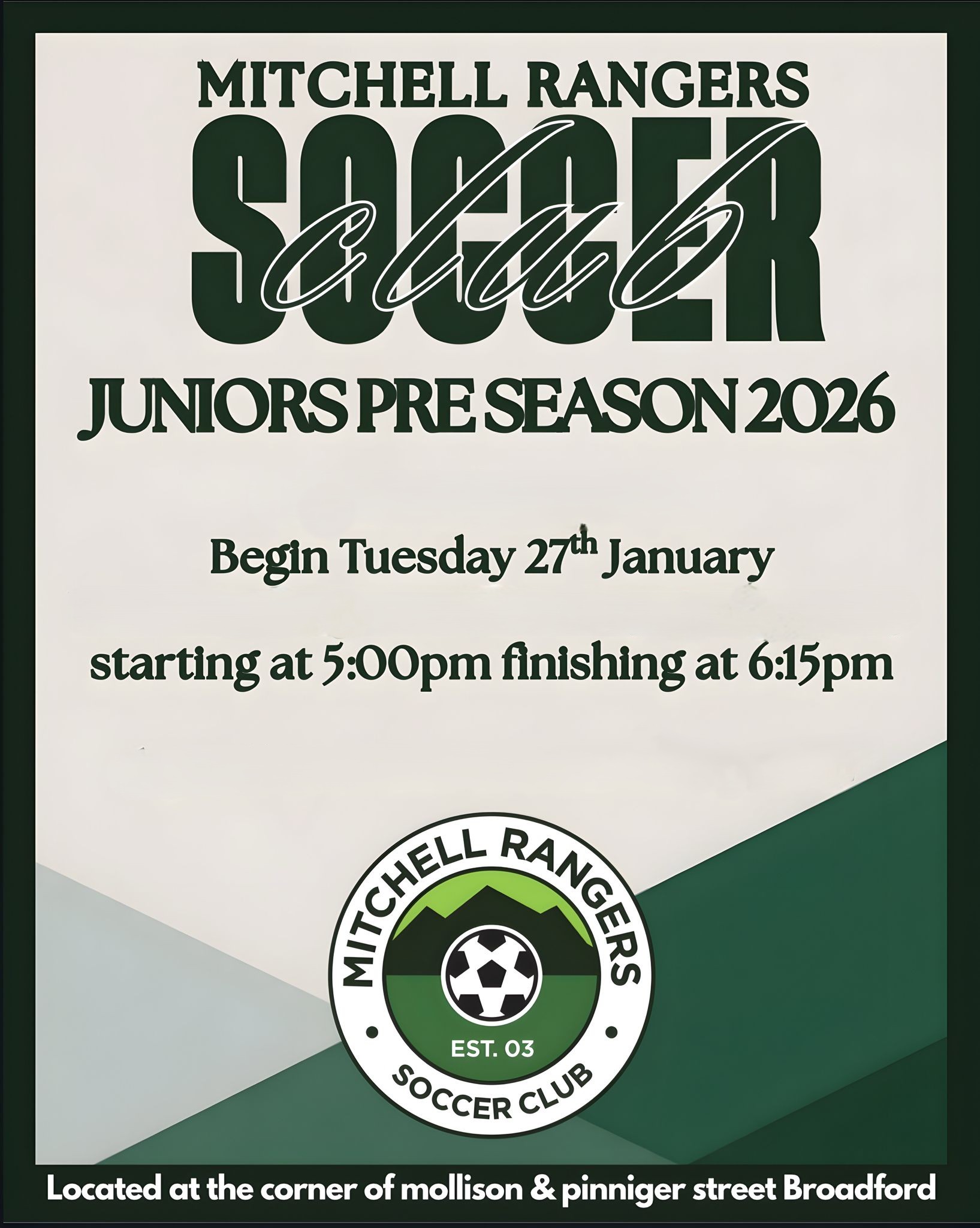 Mitchell Rangers Soccer Club | Broadford VIC