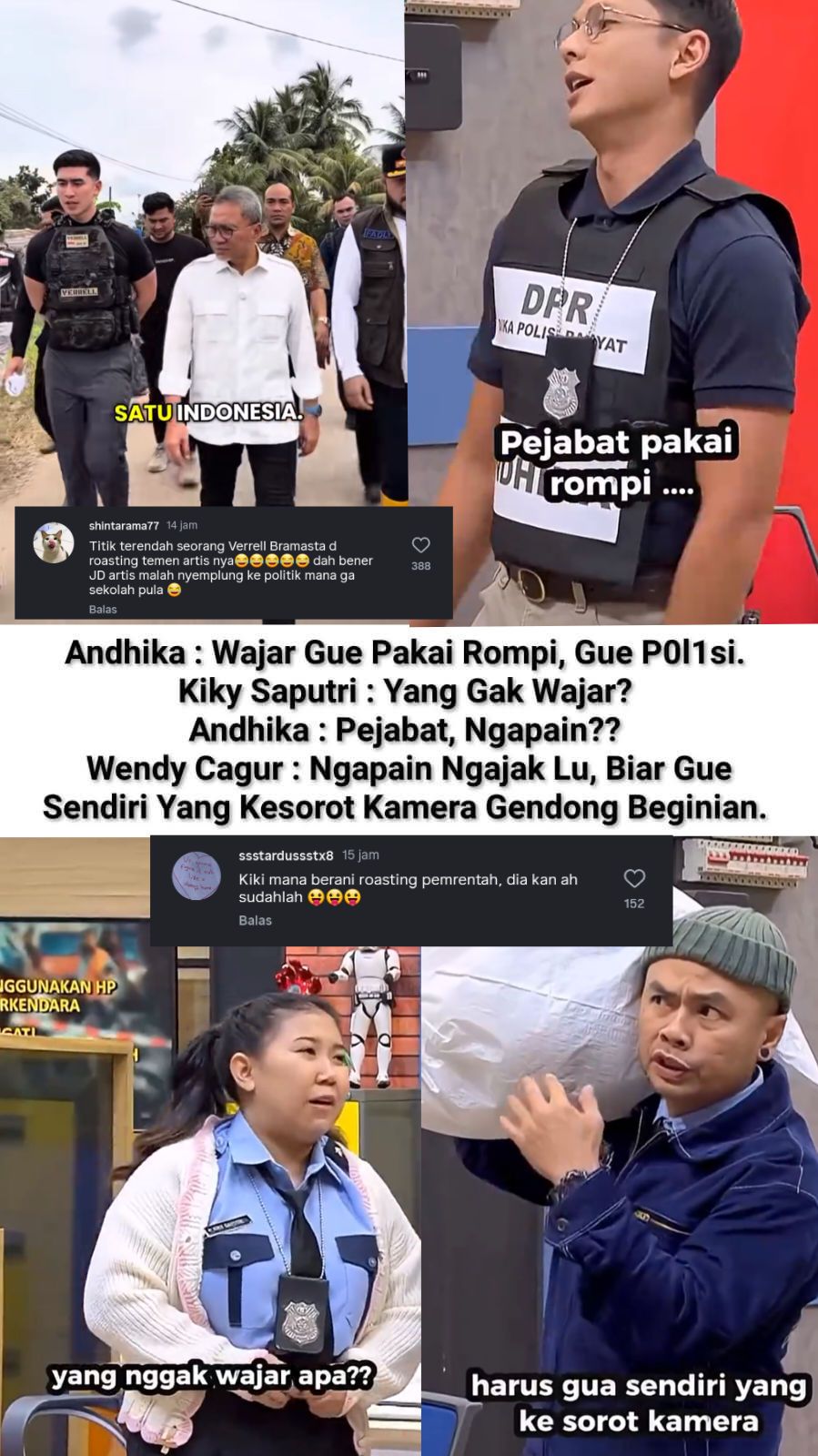 Budi - Wendy Cagur & Andhika Pratama parod!kan yg lagi viral,kiki ...
