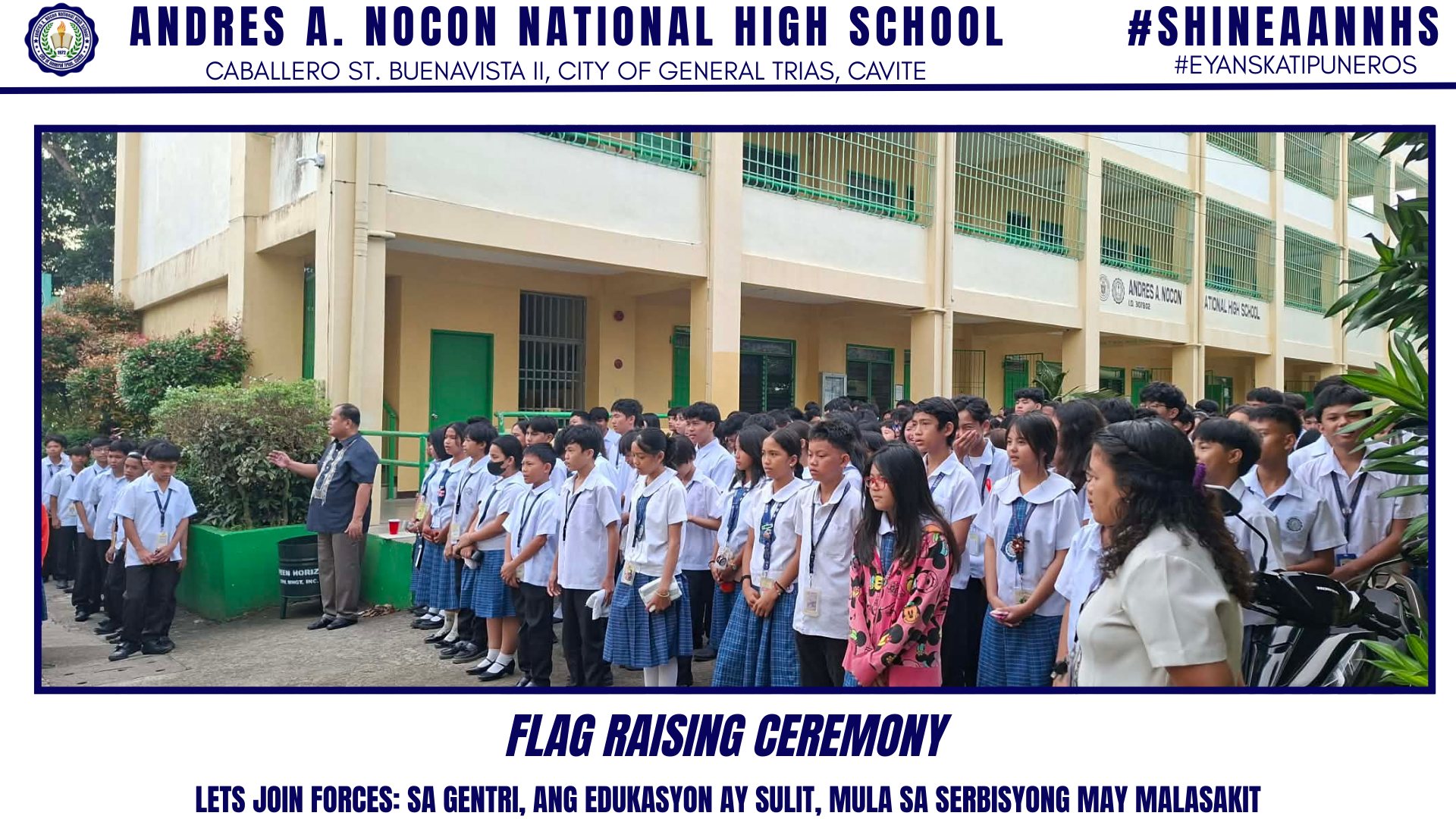 DepEd Tayo Andres A. Nocon National High School - General Trias City ...